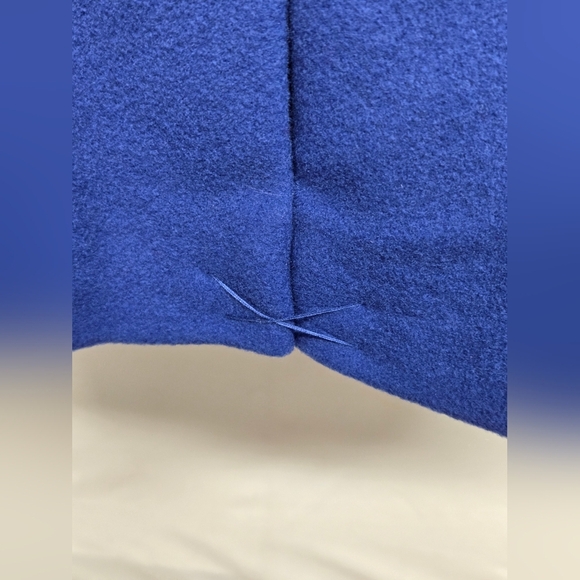 Lands' End 22W Luxe Wool Swing Coat Purple New - Picture 4 of 12